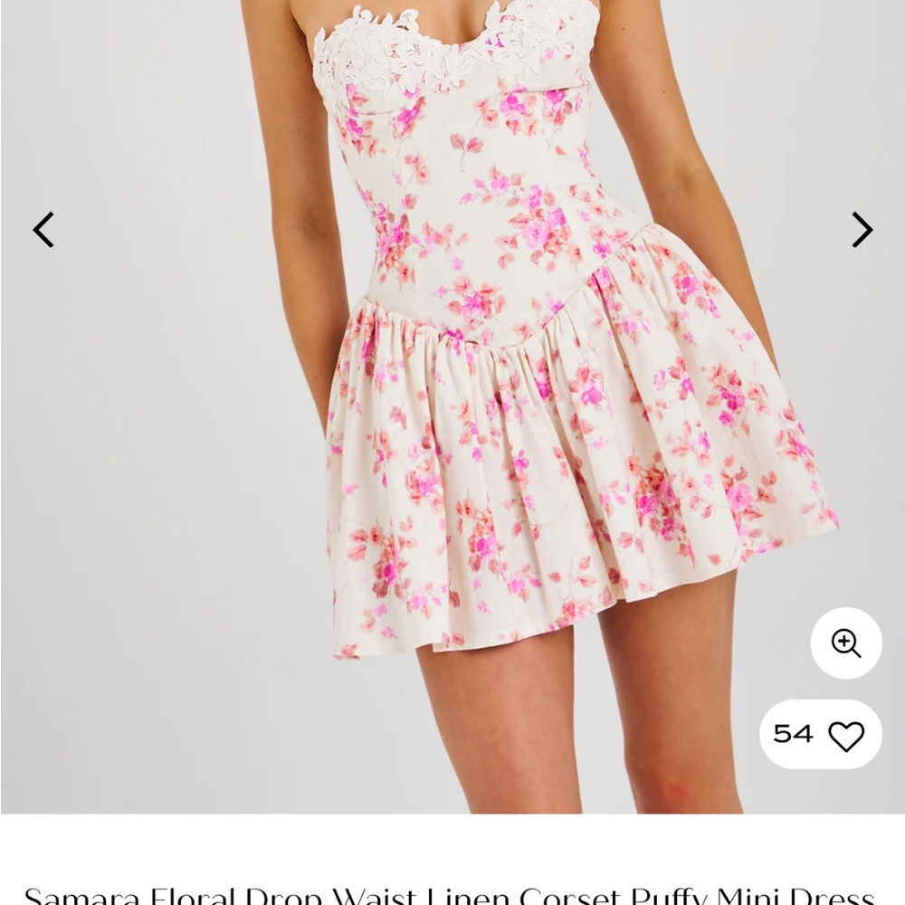 Floral Pink  Dress